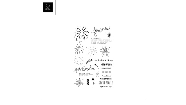 Digital Fireworks Stamp, 1 of 1