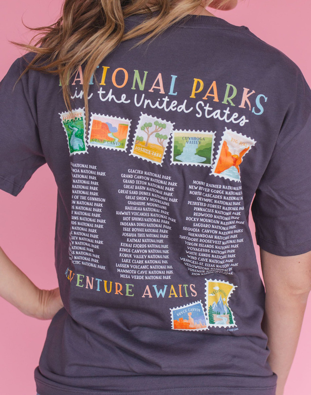 I Love National Parks Tee - Pepper, 1 of 4