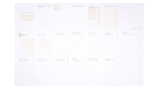 Little Ones My First Year Planner Pages, 3 of 3