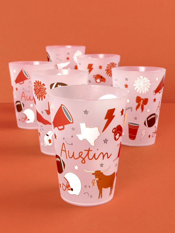 Austin Football Game Day 16oz Stadium Cups, 1 of 3