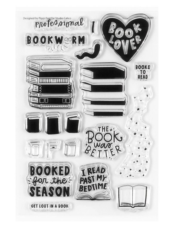 Stamp Set : 4×6 Book Lover by Pippi Post, 1 of 3
