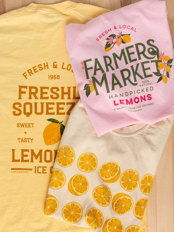 Lemon Grove Farmers Market Tee - Blossom, 3 of 5