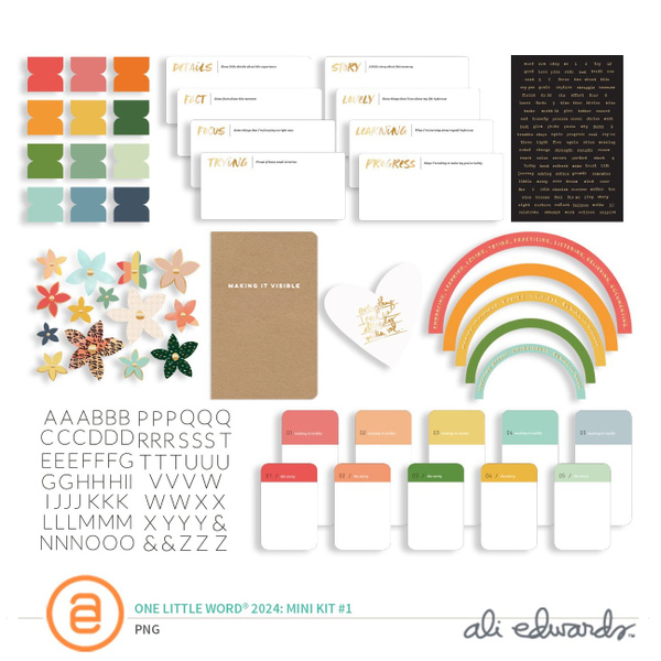 One Little Word® 2024 Digital Mini Kit #1, 1 of 1