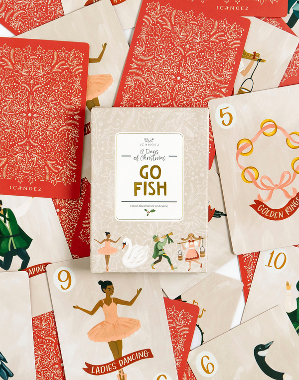 12 Days Of Christmas Go Fish Card Game, 2 of 7
