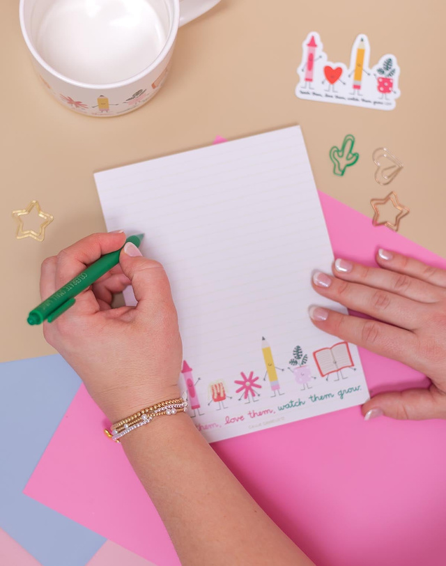 Teach Them Love Them Watch Them Grow Notepad, 2 of 8