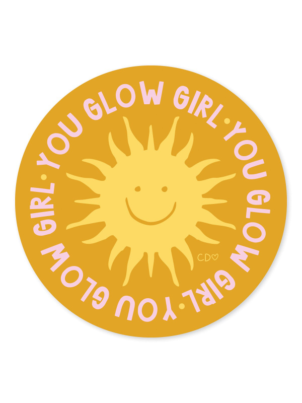 You Glow Girl Sunshine Decal Sticker, 4 of 4
