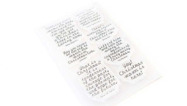Christmas Phrases 4×6 Stamp Set, 2 of 4