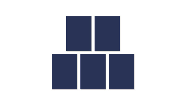 Color Collective 5×7 Cardstock Sticker Paper - Navy, 1 of 3
