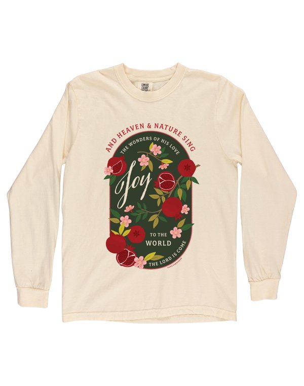 Pomegranate Faith Long-Sleeve Tee - Ivory, 3 of 3
