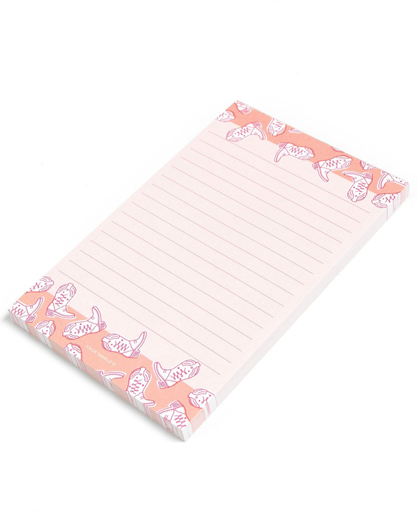 Western Cowgirl Boots Notepad, 2 of 3