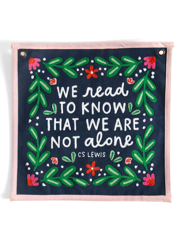 We Read To Know Canvas Wall Banner , 3 of 4