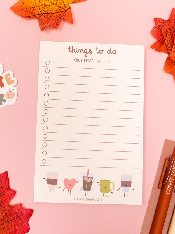 But First Coffee To Do 4×6 Notepad, 4 of 5