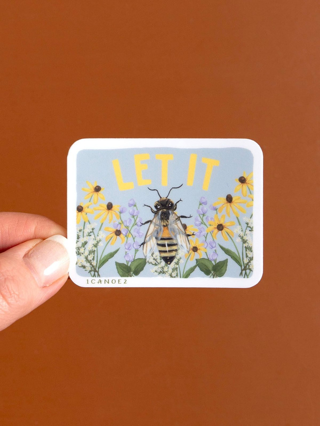 Let it Bee Decal Sticker, 1 of 3