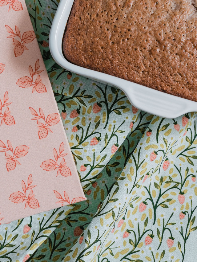 Tiny Floral Kitchen Towel Set, 2 of 7