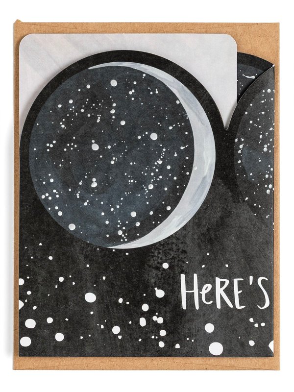 Many Moons Birthday Accordion Greeting Card, 3 of 3