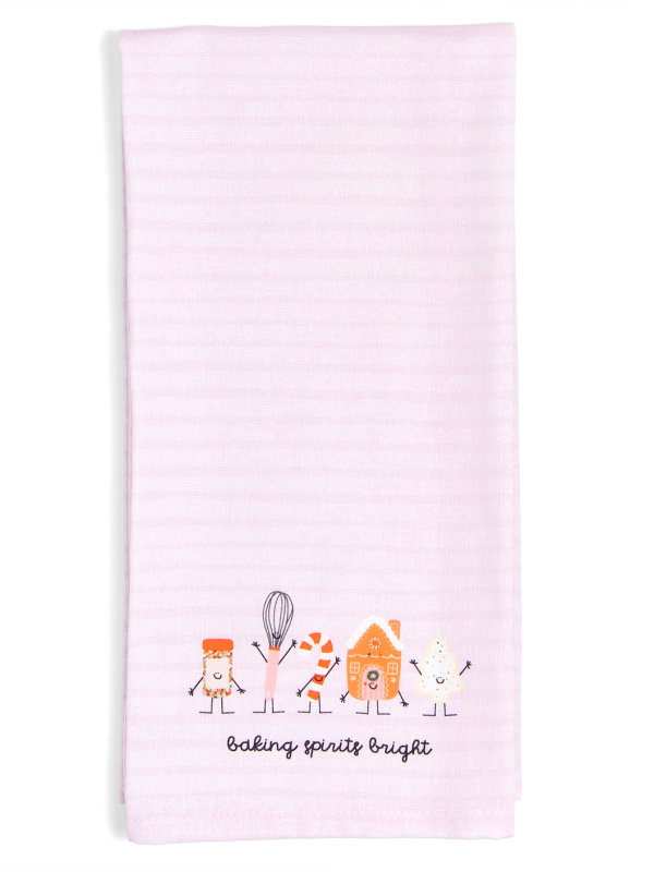 Baking Spirits Bright Christmas Tea Towel  , 1 of 4