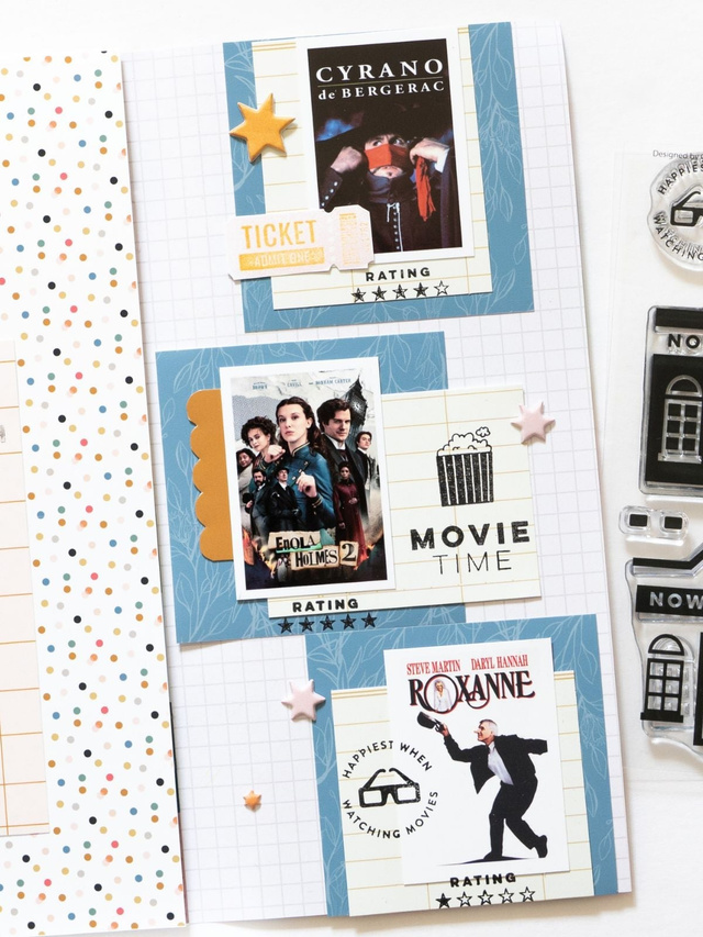 Stamp Set : 4×6 Movie Theatre by Goldenwood Co, 6 of 6