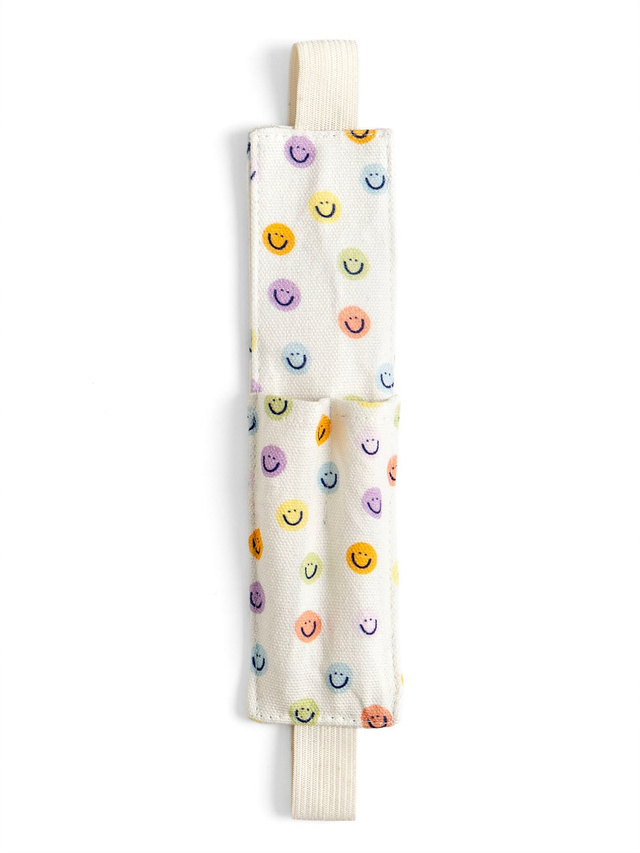 Smiley Faces Pen Pouch – Elastic Notebook Pen Holder, 1 of 3
