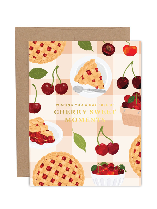 Cherry Sweet Moments Friendship Greeting Card, 1 of 1