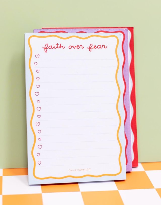 Faith Over Fear Notepad, 3 of 6