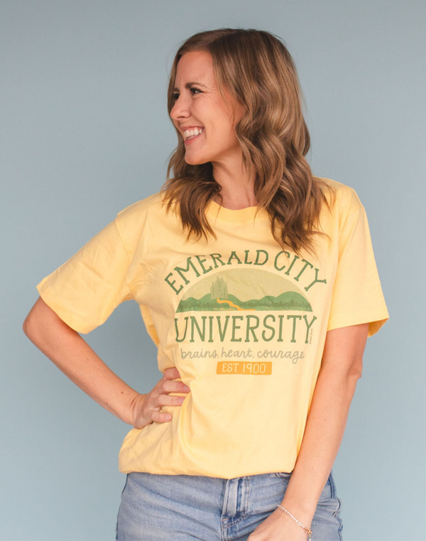 Emerald City University Tee - Butter, 2 of 4