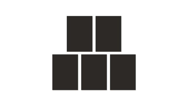 Color Collective 5×7 Cardstock Sticker Paper - Black, 1 of 3