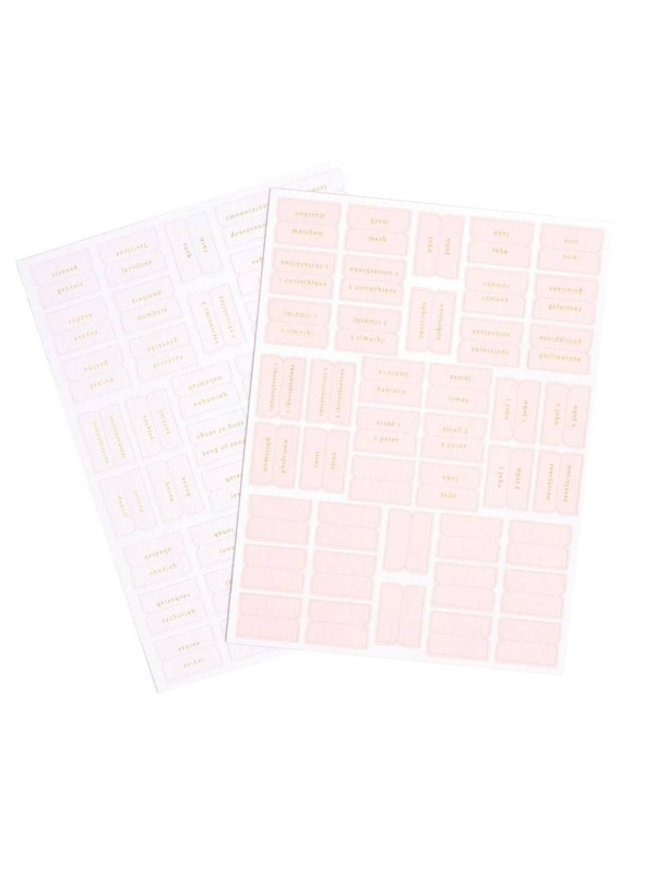 Pink & Cream Bible Tabs, 1 of 7