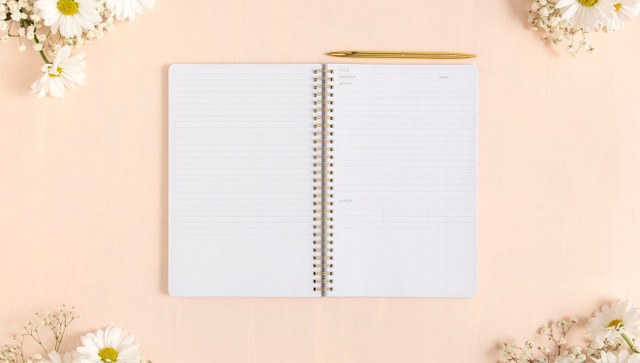 Notebook - Lilac with Maps, 7 of 8