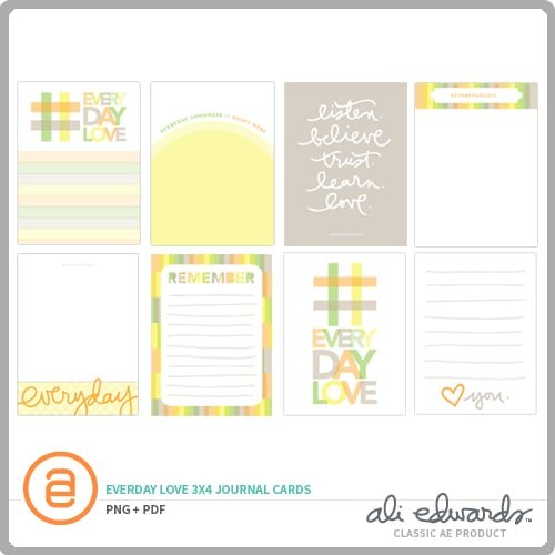 Everyday Love Journal Cards , 1 of 1