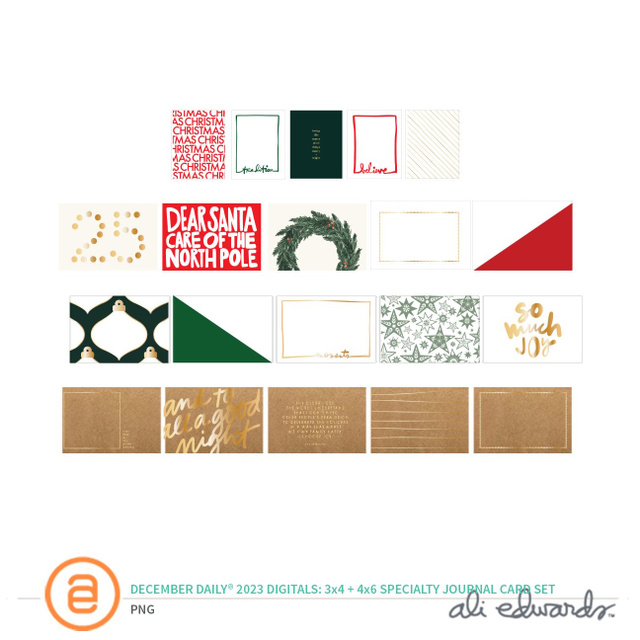 December Daily® 2023 Digital Specialty Journal Card Set, 1 of 1