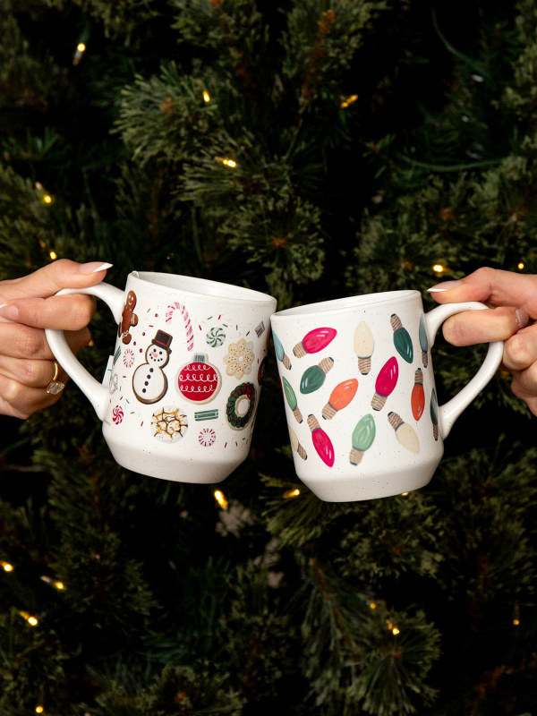 Sweet Holiday Christmas Cookies & Candy 14oz Ceramic Coffee Mug, 4 of 4