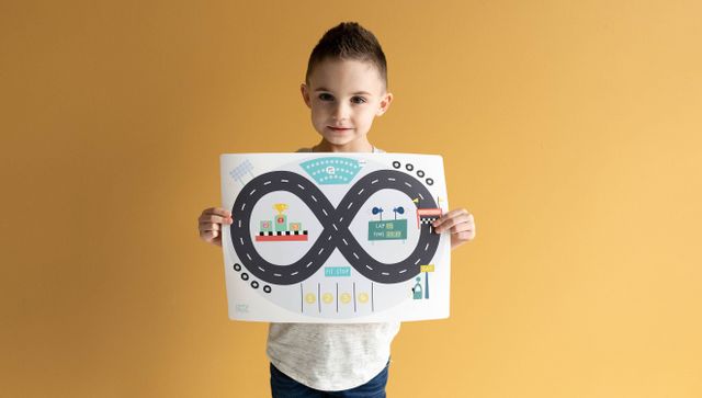 Mini Race Track Play Mat, 6 of 8