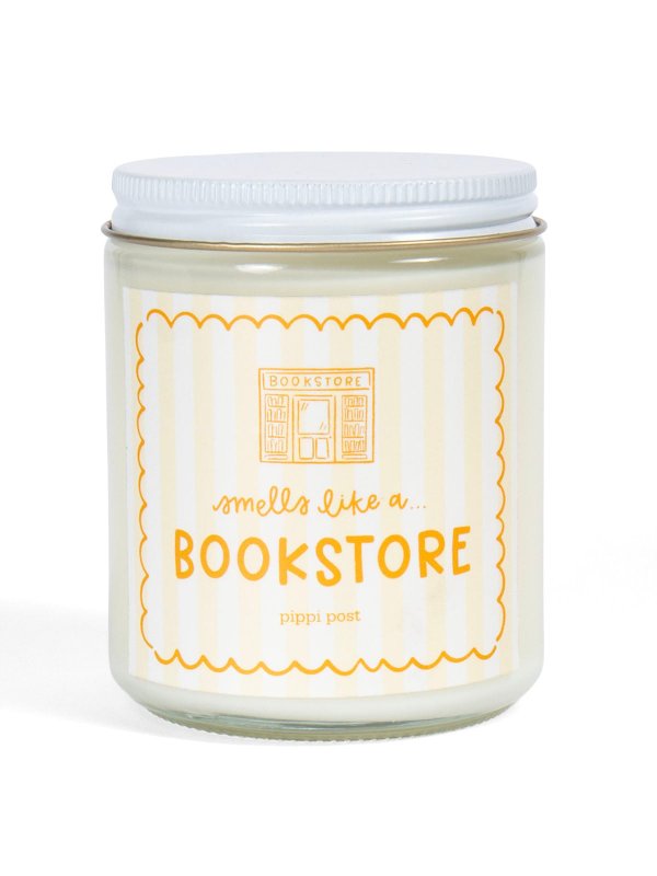 Smells Like a Bookstore Scented Soy Hand-Poured Candle, 5 of 5