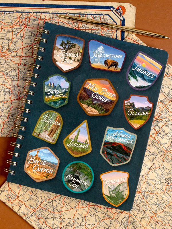 National Park Badges Spiral Notebook, 1 of 3