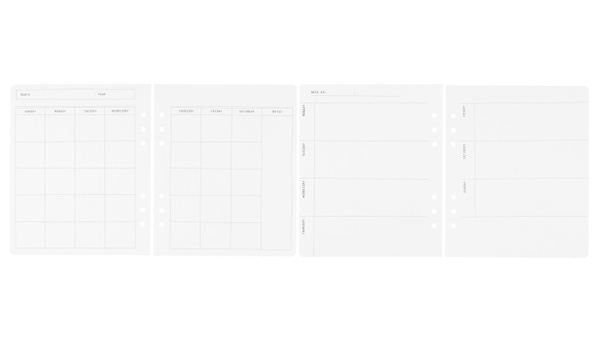 Memory Planner Basic Pages , 2 of 5