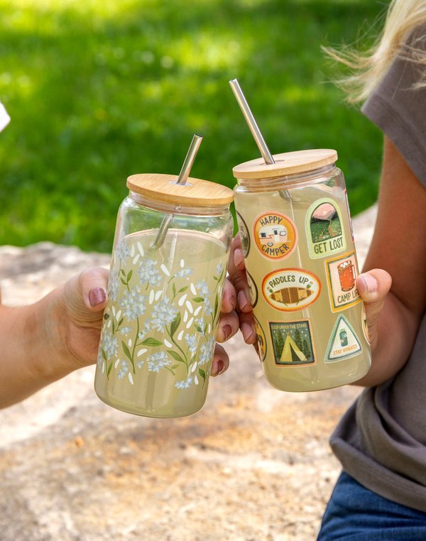 The Great Outdoors 16oz Glass Can, 3 of 4