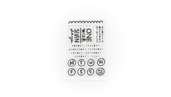 Seven Days 4×6 Stamp Set , 1 of 3