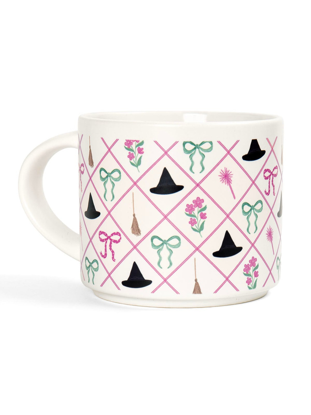 Wicked Witch Hats & Bows Large Ceramic Coffee Mug - Cream, 3 of 3