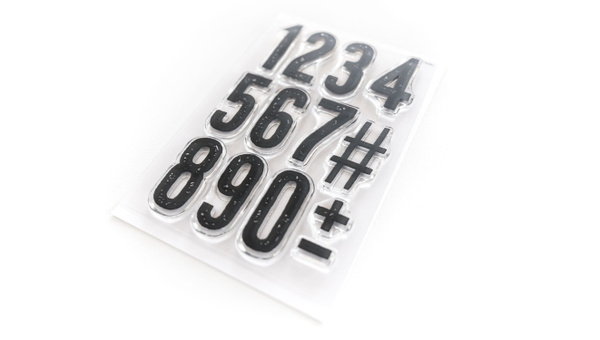 Numbers Are Awesome #9 4×6 Stamp Set, 2 of 2