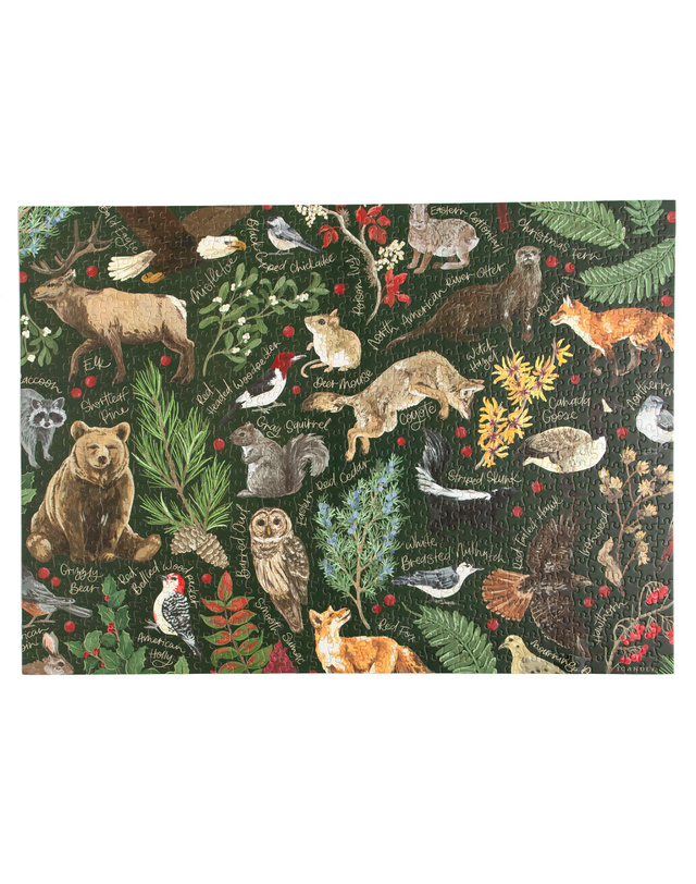 Winter Flora & Fauna - 1,000 Piece Jigsaw Puzzle, 4 of 7