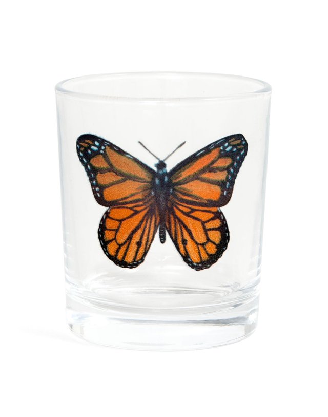 Monarch Butterfly 7.5oz Short Juice Glass, 4 of 4