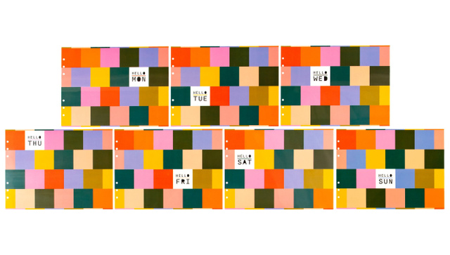 Days 11×8 Color Blocked Transparency Pack, 1 of 4