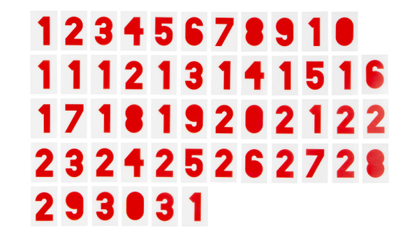 December Daily® 2026 Small Plastic Numbers, 1 of 3