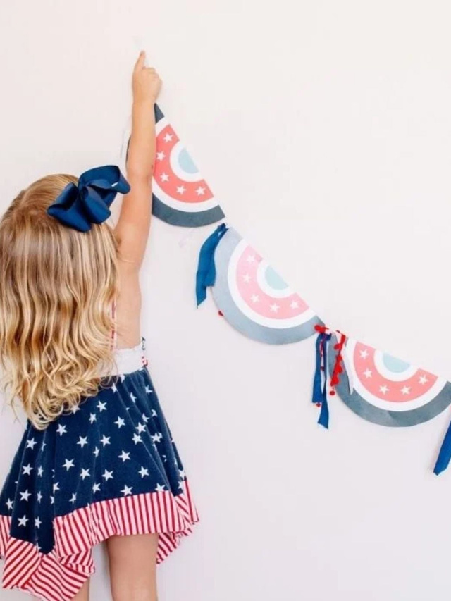 Patriotic Banner Printable, 1 of 3