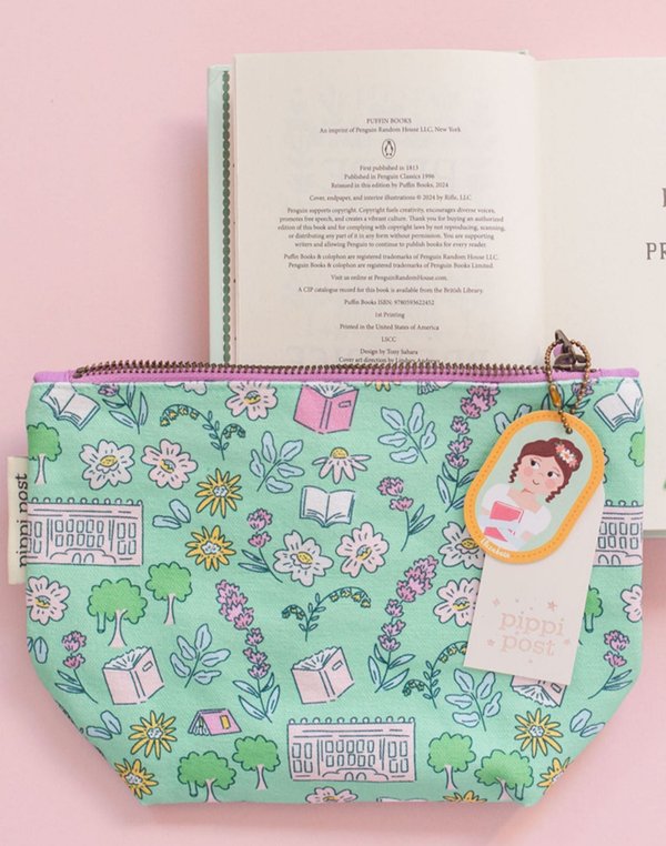 Pride and Prejudice Pemberley Canvas Pouch, 1 of 4