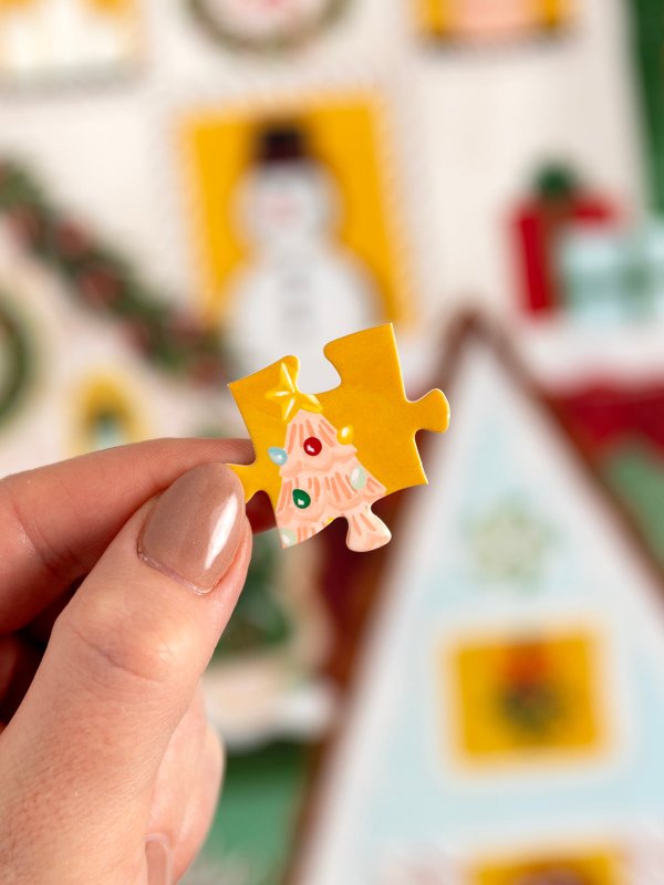 Gingerbread Village - 500 Piece Holiday Jigsaw Puzzle, 3 of 7