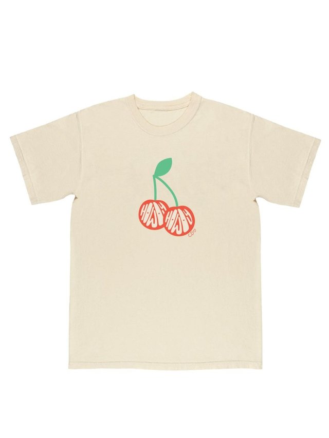 Howdy Cherries Tee - Ivory, 2 of 3