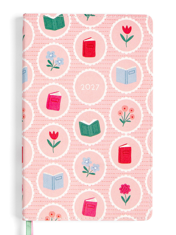 Book Lover Floral Petite Planner : 2027 Calendar Year, 3 of 14