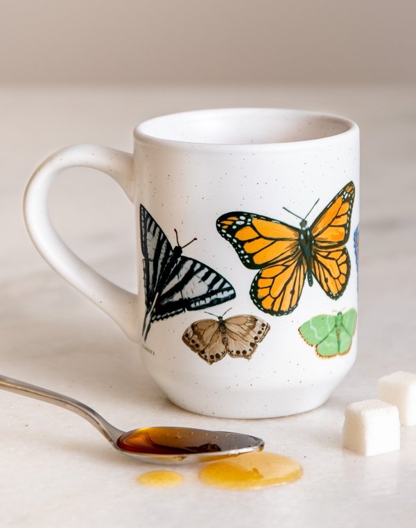 Flutter Friends Butterflies 14oz Ceramic Coffee Mug, 1 of 3
