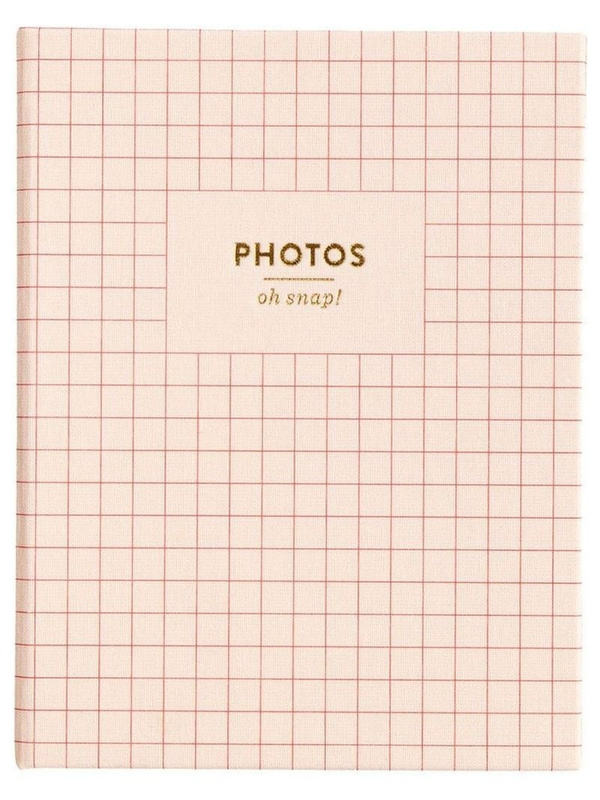 Oh Snap Pink Grid 4×6 Photo Album, 1 of 2